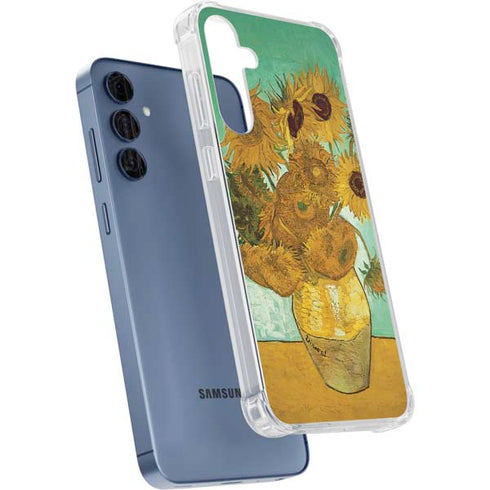 Sunflowers 1888 by Van Gogh Galaxy A55 5G Clear Case