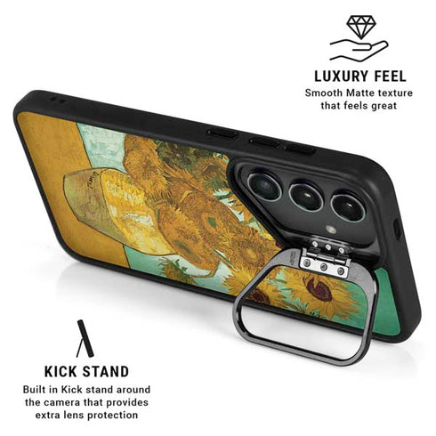 Sunflowers 1888 by Van Gogh Galaxy S25 Kickstand Case