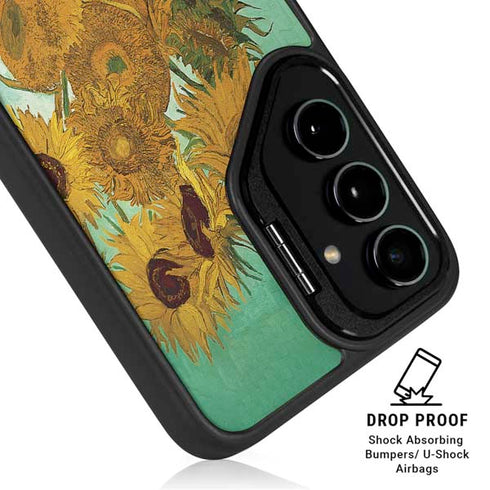 Sunflowers 1888 by Van Gogh Galaxy S25 Kickstand Case