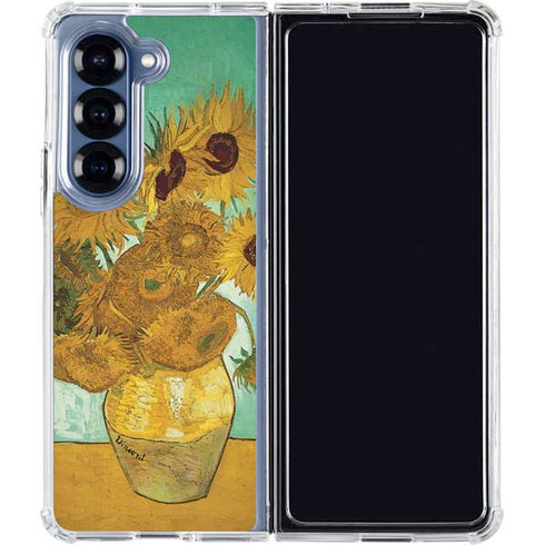Sunflowers 1888 by Van Gogh Galaxy Z Fold6 Clear Case