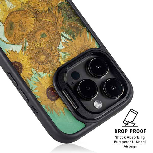 Sunflowers 1888 by Van Gogh iPhone 13 Pro Max Kickstand Case