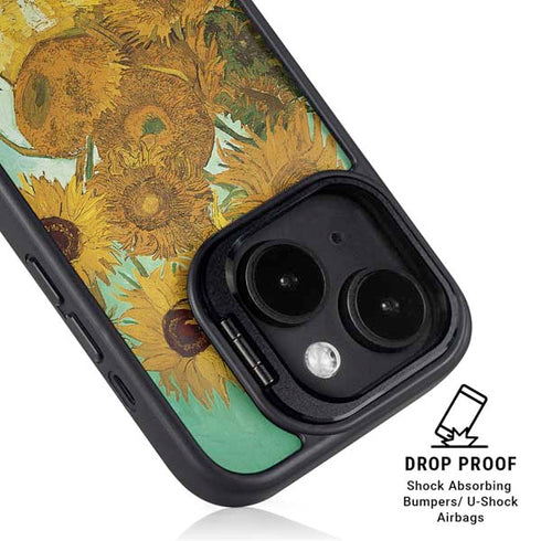 Sunflowers 1888 by Van Gogh iPhone 14 Kickstand Case