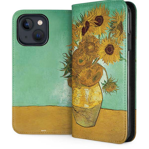 Sunflowers 1888 by Van Gogh iPhone 15 Folio Case