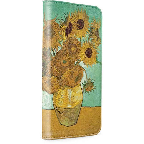 Sunflowers 1888 by Van Gogh iPhone 15 Pro Folio Case