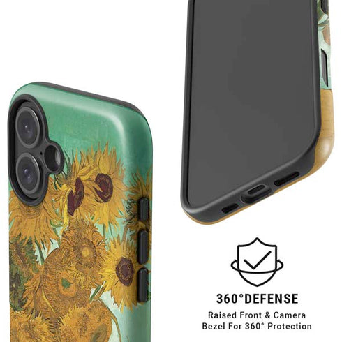 Sunflowers 1888 by Van Gogh iPhone 16 Magsafe Impact Case