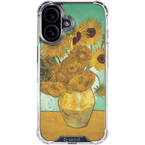 Sunflowers 1888 by Van Gogh iPhone 16 Plus Clear Case