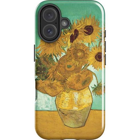 Sunflowers 1888 by Van Gogh iPhone 16 Plus Impact Case