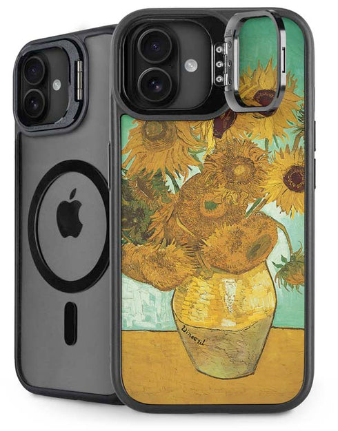Sunflowers 1888 by Van Gogh iPhone 16 Plus Kickstand Case