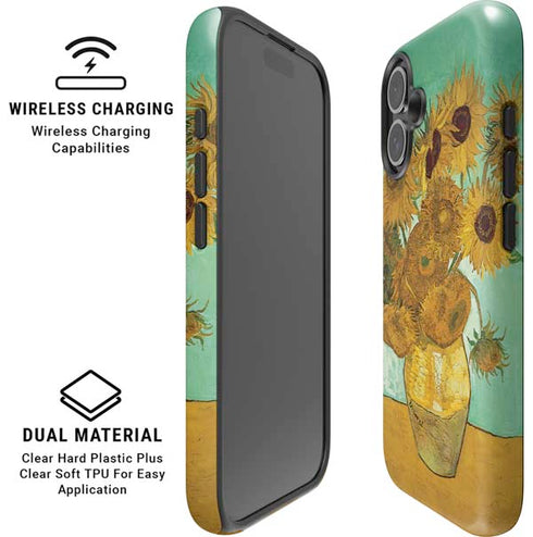 Sunflowers 1888 by Van Gogh iPhone 16 Plus Magsafe Impact Case