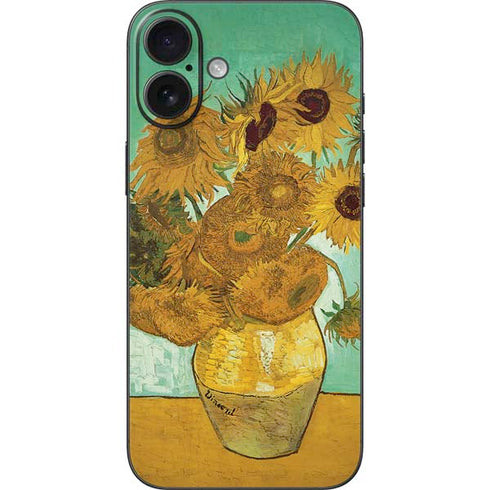 Sunflowers 1888 by Van Gogh iPhone 16 Plus Skin