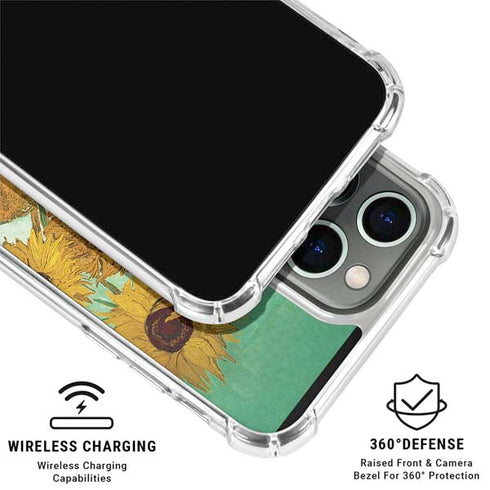 Sunflowers 1888 by Van Gogh iPhone 16 Pro Clear Case