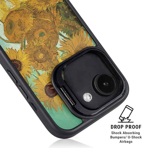 Sunflowers 1888 by Van Gogh iPhone 16e Kickstand Case