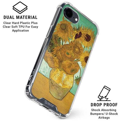 Sunflowers 1888 by Van Gogh iPhone 16e Clear Case