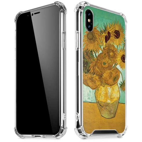 Sunflowers 1888 by Van Gogh iPhone X/XS Clear Case