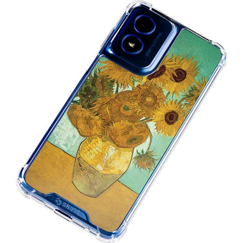 Sunflowers 1888 by Van Gogh Moto G 5G (2024) Clear Case