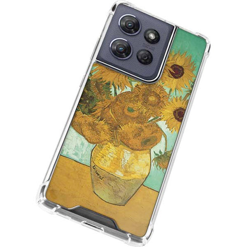 Sunflowers 1888 by Van Gogh Moto G Power 5G (2025) Clear Case