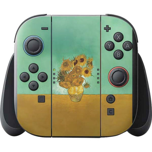 Sunflowers 1888 by Van Gogh Nintendo Switch 2 (2025) with Joy-Con Skin