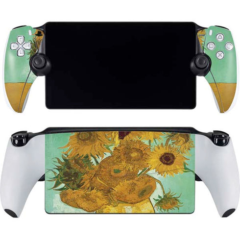 Sunflowers 1888 by Van Gogh PlayStation Portal Remote Player Skin
