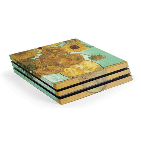 Sunflowers 1888 by Van Gogh PlayStation PS4 Skins
