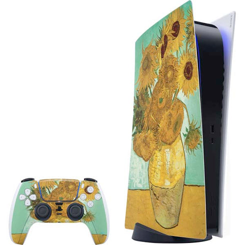 Sunflowers 1888 by Van Gogh PlayStation PS5 Skins