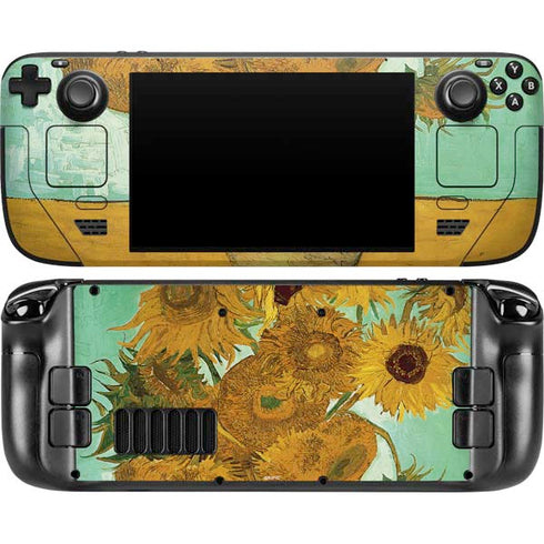 Sunflowers 1888 by Van Gogh Steam Deck Handheld Gaming Computer OLED Skin