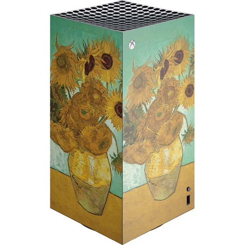 Sunflowers 1888 by Van Gogh XBox Series X Digital Edition Console Skin
