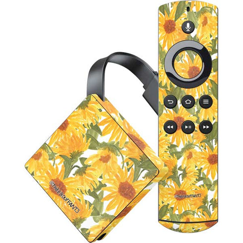 Bouffants and Broken Hearts Sunflowers Amazon Fire TV Skin