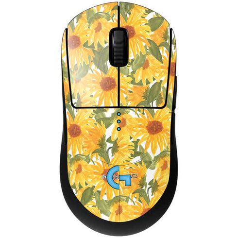 Bouffants and Broken Hearts Sunflowers G Pro Wireless Gaming Mouse Skin