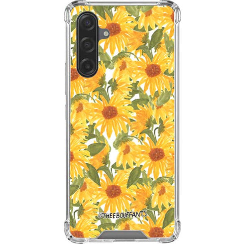 Bouffants and Broken Hearts Sunflowers Galaxy A17 Clear Case