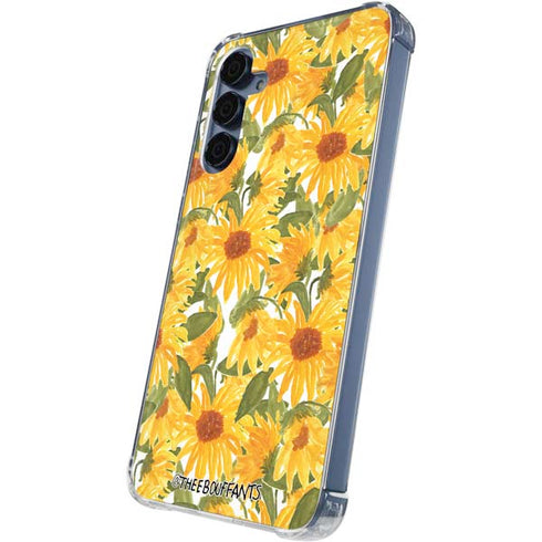 Bouffants and Broken Hearts Sunflowers Galaxy A35 5G Clear Case