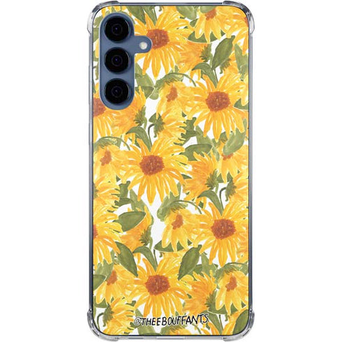 Bouffants and Broken Hearts Sunflowers Galaxy A55 5G Clear Case