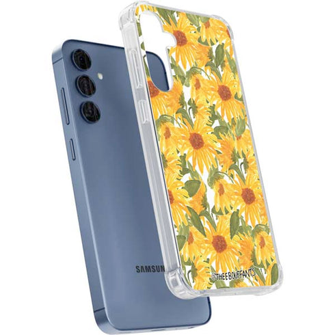 Bouffants and Broken Hearts Sunflowers Galaxy A55 5G Clear Case