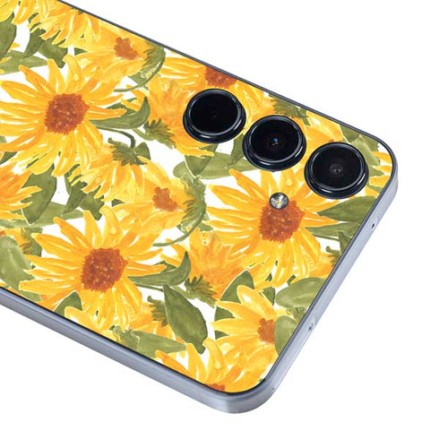 Bouffants and Broken Hearts Sunflowers Galaxy A55 5G Skin