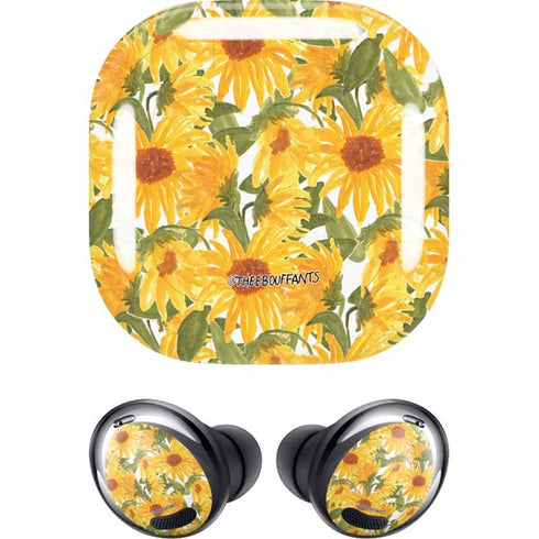 Bouffants and Broken Hearts Sunflowers Galaxy Buds Pro Skin