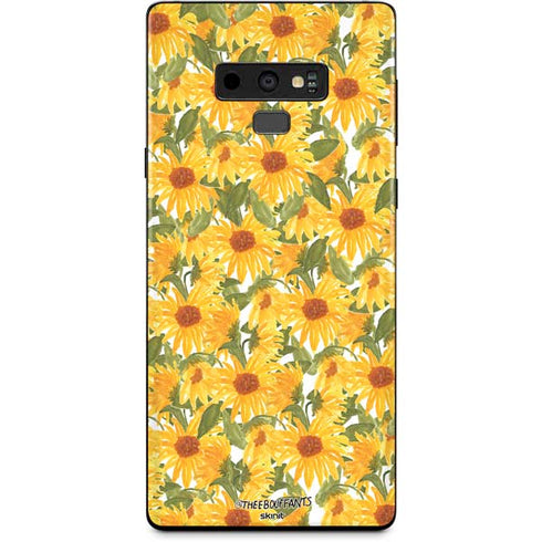 Bouffants and Broken Hearts Sunflowers Galaxy Note 9 Skin
