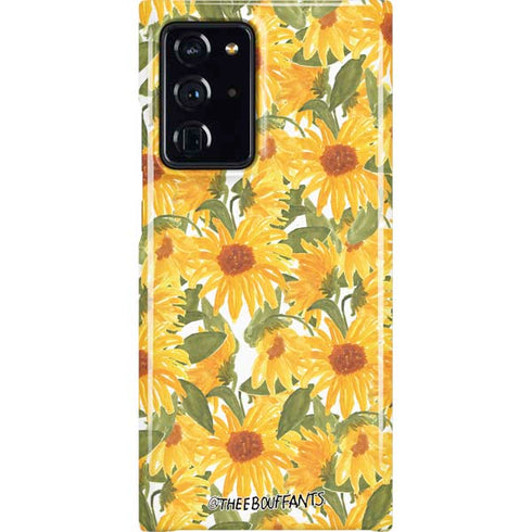 Bouffants and Broken Hearts Sunflowers Galaxy Cases