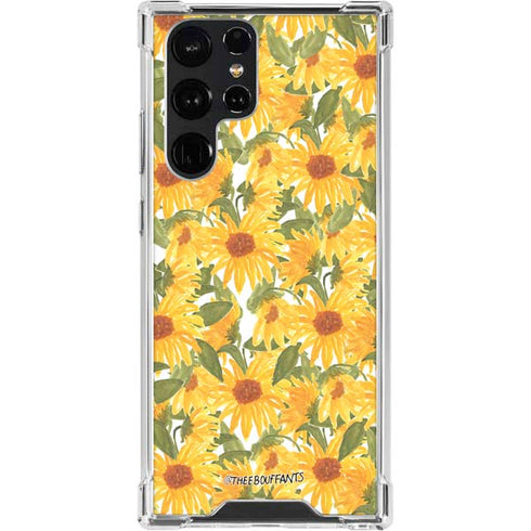 Bouffants and Broken Hearts Sunflowers Galaxy S23 Ultra Clear Case