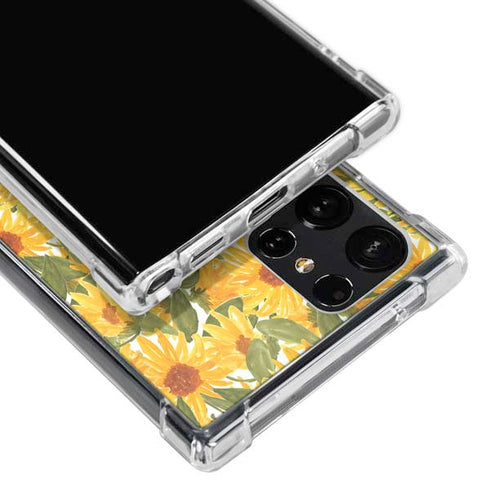 Bouffants and Broken Hearts Sunflowers Galaxy S23 Ultra Clear Case
