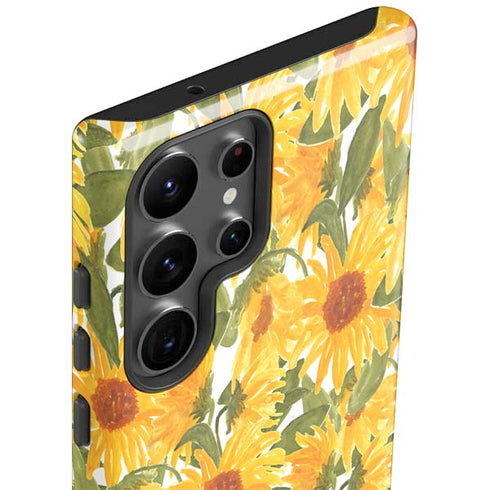 Bouffants and Broken Hearts Sunflowers Galaxy S23 Ultra Pro Case