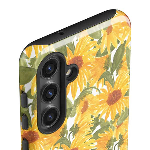 Bouffants and Broken Hearts Sunflowers Galaxy S25 Impact Case