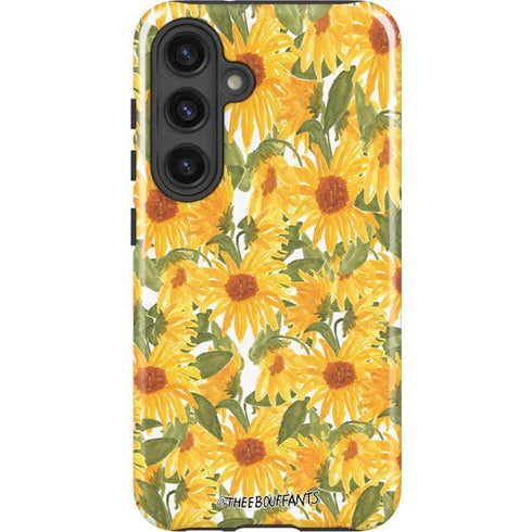 Bouffants and Broken Hearts Sunflowers Galaxy S25 Plus Impact Case
