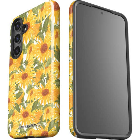 Bouffants and Broken Hearts Sunflowers Galaxy S25 Plus Impact Case