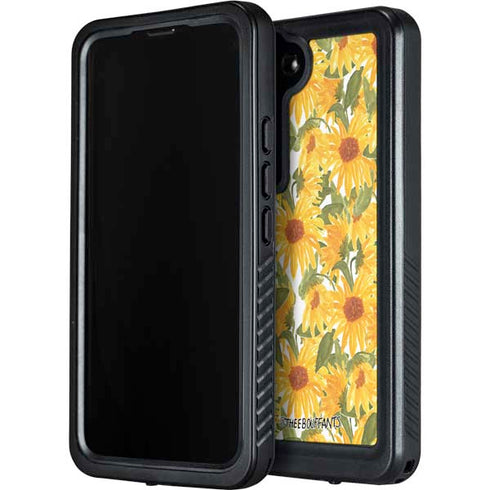 Bouffants and Broken Hearts Sunflowers Galaxy S24 Plus Waterproof Case
