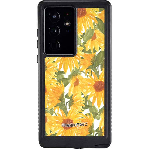 Bouffants and Broken Hearts Sunflowers Galaxy S24 Ultra Waterproof Case