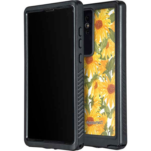 Bouffants and Broken Hearts Sunflowers Galaxy S24 Ultra Waterproof Case