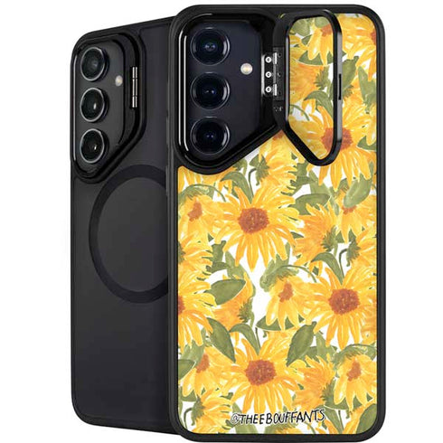 Bouffants and Broken Hearts Sunflowers Galaxy S25 FE Kickstand Case