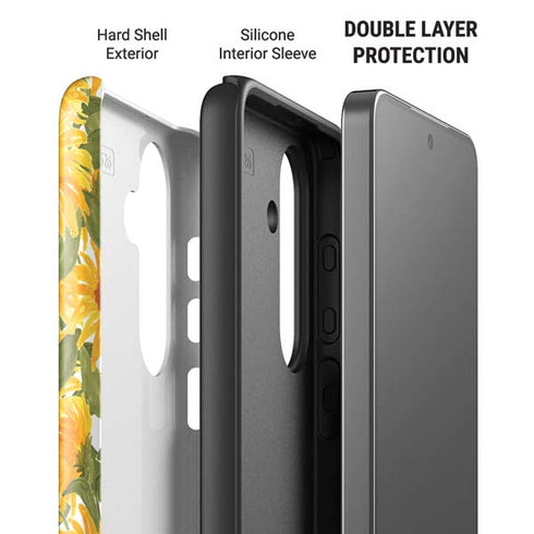 Bouffants and Broken Hearts Sunflowers Galaxy S26 Impact Case