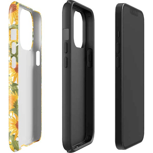 Bouffants and Broken Hearts Sunflowers iPhone 15 Pro Impact Case