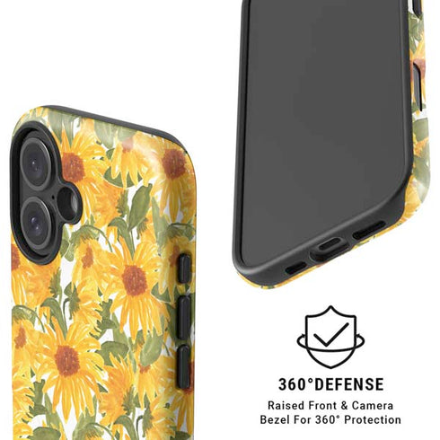 Bouffants and Broken Hearts Sunflowers iPhone 16 Magsafe Impact Case