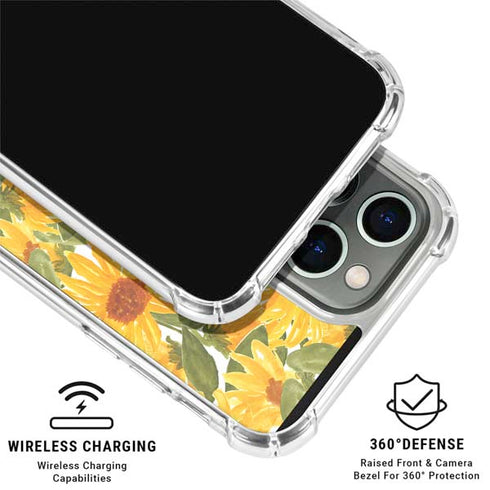 Bouffants and Broken Hearts Sunflowers iPhone 16 Pro Clear Case